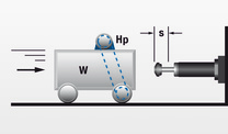 Mass with motor drive